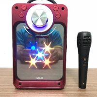 Loa karaoke bluetooth mặt gương kèm micro MP-03
