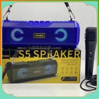 Loa karaoke bluetooth mini kimiso KMS S5, Âm thanh sống động cho laptop pc Chính Hãng BH 12 tháng