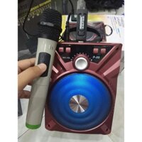 Loa Karaoke Bluetooth với thiết kế không dây với điện thoại + 1 Mic không dây HP90107