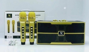Loa karaoke bluetooth YS 201 kèm 2 micro