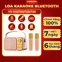 Loa karaoke bluetooth YS 103-105 YS129 YS130 kèm 1 Micro không dây siêu hay