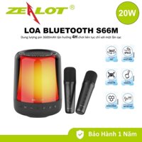 Loa Karaoke Bluetooth Zealot S66/S66M | Hỗ Trợ Micro Hát Karaoke | Loa Di Động siêu trầm Đèn RGB chất lượng cao