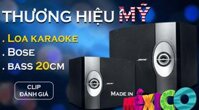 Loa karaoke Bose 301 seri V Made in Mexico (bass 20cm, 3 loa 2 đường)