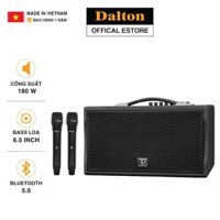 Loa Karaoke Dalton PS-K106A công suất 180W, Bass 6.5 inches, tặng kèm 2 micro không dây sóng UHF