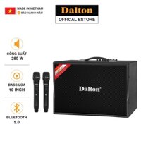 Loa Karaoke Dalton PS-K110A công suất 280W, Bass 2.5 tấc, tặng kèm 2 micro không dây UHF