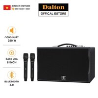 Loa Karaoke Dalton PS-K8A  công suất 250W, Bass 8 inches, tặng kèm 2 micro không dây sóng UHF