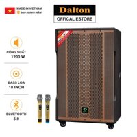 Loa Karaoke Dalton TS-18A1800 công suất 1200W, Bass 18 inches, Đi kèm 2 micro không dây sóng UHF.