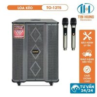 Loa karaoke di động bluetooth công suất 500W, loa gỗ 3 tấc ORIS TO-12T5 kèm 02 micro sóng UHF cao cấp chính hãng - ORIS Professional