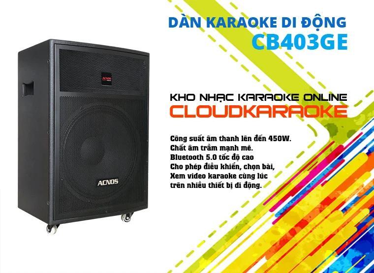 Loa karaoke di động KBeatBox CB403GE