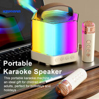 Loa Karaoke Di Động Máy Karaoke Không Dây Di Động Có Đèn Led Và Micro Bộ Loa Mini Bluetooth Sạc Để Hát Vui Nhộn Tại Nhà Hoặc Tiệc