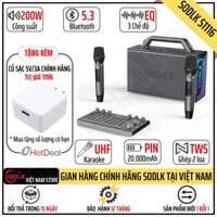Loa Karaoke Di Động SODLK S1116 Công Suất 200W Kèm Bộ Soundcard DSP Siêu Trầm Led RGB Bản cập nhật của SODLK S1115 S520