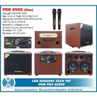 LOA KARAOKE DI ĐỘNG VHM PRO AUDIO - MODEL: 6V5X