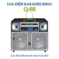 Loa Karaoke Điện BOBOS BiRiCi Q-9S - Công suất 900W, 2 bass 40cm (Coil 63.5 / Từ 156), tích hợp main công suất và vang cơ, micro không dây, BH 12 tháng
