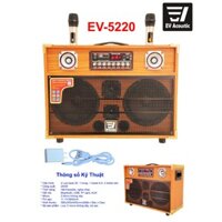 Loa Karaoke du lịch, Loa Kéo Bluetooth Karaoke EV-5220, loa xách tay, loa vali du lịch, loa BG-201F