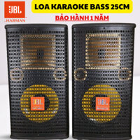 LOA KARAOKE ĐỨNG BASS 25CM (GIÁ 2 CÁI) THÙNG SƠN TĨNH ĐIỆN LINH KIỆN NHẬP KHẨU CAO CẤP 2 ĐƯỜNG TIẾNG