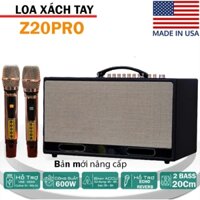 Loa Karaoke JBL Gia Đình Cao Cấp Hát Hay, Loa Karaoke Xách Tay Z20 Pro, Bass Đôi 20cm , 2 Bass 20cm,2 Treble, 2 Trung