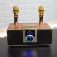 Loa Karaoke Kei K08 Kèm 2 Micro UHF Không Dây tích hợp bluetooth 4.0 - usb - thẻ nhớ 2 bass tái tạo âm thanh chuẩn