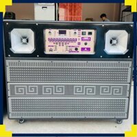 LOA KARAOKE KÉO 4 TẤC ĐÔI COIL 65 ĐẦY ĐỦ PHỤ KIỆN MICRO KIM LOẠI