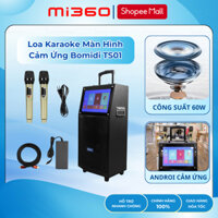 Loa Karaoke Màn Hình Cảm Ứng Bomidi TS01 Kèm 2 Micro - Loa Kéo Karaoke - Loa Karaoke Bluetooth