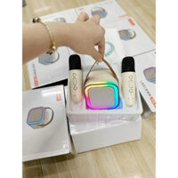 loa karaoke mini 2 mic