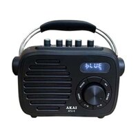 Loa karaoke mini AKAI T2-4, Loa bluetooth mini, trợ giảng, âm thanh chất lượng + Tặng kèm 1 micro hút âm