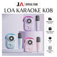 Loa Karaoke Mini Bluetooth Không Dây Sanrio K08 Thiết Kế Nhỏ Gọn Âm Thanh Hifi Chất Lượng Cao, Bộ Hát Karaoke  (JA SHOP)