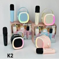 Loa Karaoke Mini Kèm Mic K2 LED