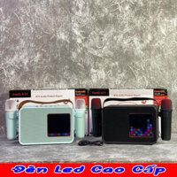 Loa Karaoke Mini Y6 Có Đèn Led Nhấp Nháy Theo Nhạc, Loa Xách Tay Du Lịch Đầy Đủ Cổng Kết Nối