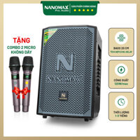 Loa Karaoke Nanomax NK-200 Bass 20cm 120w/max Karaoke Bluetooth