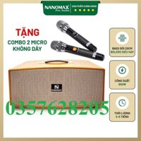 Loa Karaoke Nanomax X-220 / Nanomax X220 Bluetooth 2 Bass 20cm 650w