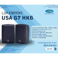 LOA KARAOKE USA G7 HK6 NHỎ GỌN DÀNH CHO GIA ĐÌNH, QUÁN CAFE,..
