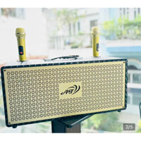 Loa karaoke xách tay AT Pro 220-2 bass có kết nối Bluetooth