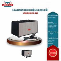Loa Karaoke xách tay Cao Cấp Ladomax X-216 (Bass đôi 16cm)