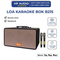 Loa Karaoke Xách Tay di động cao cấp chính hãng BOK B-215 - Hàng Nhập Khẩu