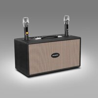 Loa karaoke xách tay iMusic MX-10 550W có echo,Reverb,…Tặng kèm 2 micro không dây