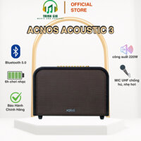Loa Karaoke Xách Tay mini ACNOS ACOUSTIC 3, Bass 25cm từ Neo, công suất 220w, lỗi 15 ngày 1 đổi 1