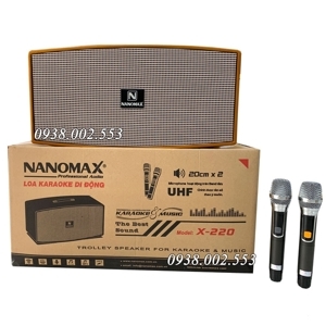 Loa karaoke xách tay Nanomax X-220