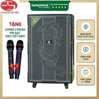 Loa Karoake di động Nanomax GT-2024 (Loa 3 đường tiếng, Bass 50cm 820W,) - hàng chính hãng - Echo sai gon audio12