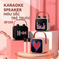 LOA KAROKE MINI XÁCH TAY SP100 KÈM 2 MÍC
