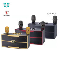 Loa Kèm Micro Karaoke Bluetooth YS-201 Bass Siêu Trầm Công Suất 35W Tặng Kèm 2 Chiếc Micro Cầm Tay + 12 Tháng BH