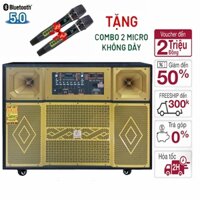 Loa Kéo 4 Tấc Đôi [ Trả Góp 0% ] Bass 40 SV305 ( Màu Vàng ) Công Suất 3500w W6