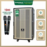 Loa Kéo 4 Tấc Nanomax KS-12F3 Bass 30 Công Suất 450W Âm Thanh Cực Hay Tặng 2 Micro Chông Hú