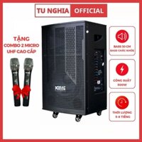 Loa Kéo Bass 30 công suất lớn 500w ACNOS CB302G | Tặng Kèm 2 Micro UHF Cao Cấp