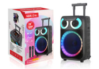 Loa kéo bass 40 party bluetooth karaoke NRD C15 công suất lớn BASS 40 300w tặng 2 mic không dây 10 chế độ đèn led