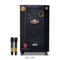 Loa Kéo Best 6930 Phiên bản 2025 – Bass 5 Tấc, 1000W, Kèm 2 Micro