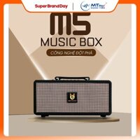 Loa kéo Best Sound M5 - Loa xách tay di động - Hệ thống 2 Loa bass 13.5cm và 2 loa treble 5cm - Có Reverb hát karaoke