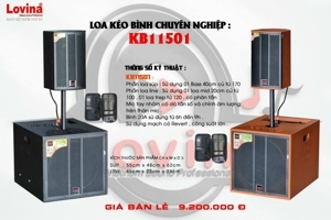 Loa kéo bình công suất lớn Lovina KB11501