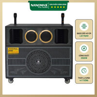 Loa Kéo Bình & Điện Nanomax Pro-12D Bass Đôi 30cm 2000w