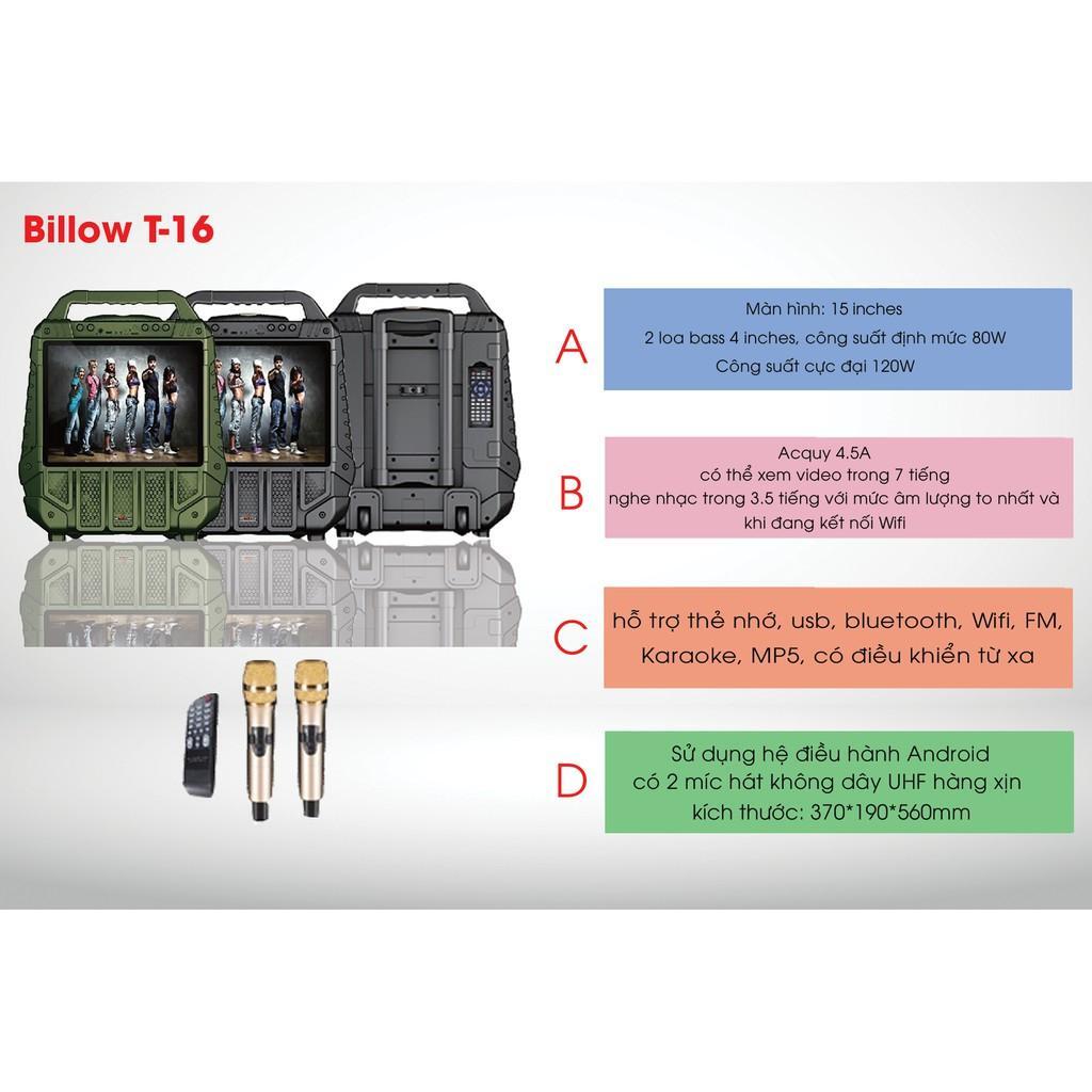 Loa kéo Bluetooth Billow MU-T16