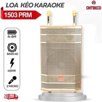Loa kéo bluetooth di động ONTEKCO 1503 PROMAX- Bass 40CM 3 đường tiếng cao cấp hát karaoke gia đình